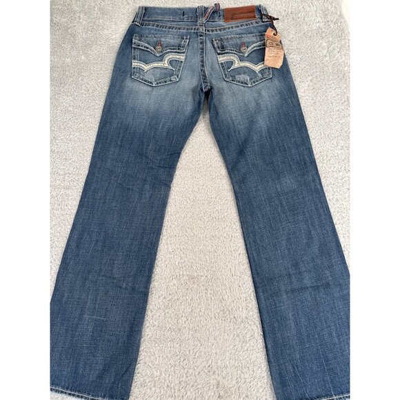 Big Star Mens 30R Denim Jeans Medium Wash Y2K 90s Office Casual Travel Comfort - Picture 9 of 12